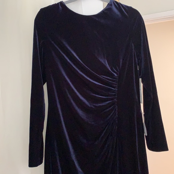 Harper Rose Ruched Velvet Sheath Dress NWT - Picture 3 of 11